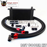 19 Row An10 Oil Cooler Kit For Bmw E36 Euro E82 E9X 135/335 E46 M3 Black