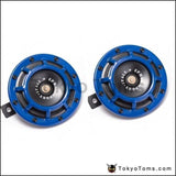1Pair 12V 110Db Universal Grille Mount Twin Electric Car Horn - TokyoToms.com