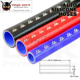 1Pcsx 0.38 / 9.5Mm Id 1M Straight Silicone Coolant Intercooler Piping Hose Pipe Tube Length=1000Mm