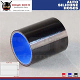 2.16 55Mm Racing Silicone Hose Straight Coupler Pipe Connector L=76Mm 1Pcs Black / Red Blue
