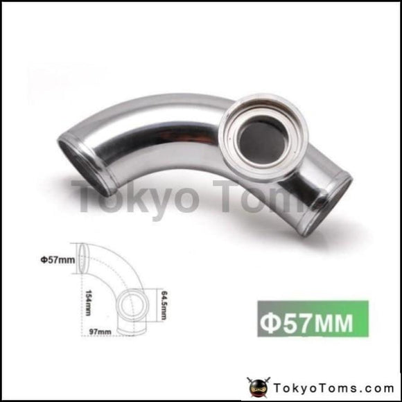 2.2457Mm 90 Degree Flange Pipe Fit For Type-2 Ii 2 Adjustable Sqv Bov Blow Off Valve