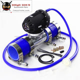 2.25 57Mm Flange Pipe + Silicone Hose Clamps Kit +Sqv Blow Off Valve Bov Iv 4 Blue / Black Red