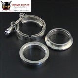 2.25 Inch 57Mm V Band Clamp Turbo Downpipe Stainless Steel Female Male Flange