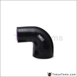 2.5-3 1/8 63Mm-80Mm 4-Ply Silicone 90 Degree Elbow Reducer Hose Black For Vw Passat Audi A4 B6