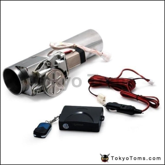 2.5 I Type Electric Exhaust Catback Downpipe E-Cutout Valve System Remote Kit Turbo Parts