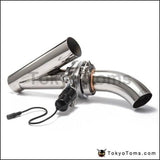 2.5 Inch Exhaust Cutout Electric Dump Y-Pipe Catback Cat Back Turbo Bypass Steel For Bmw E46 Parts