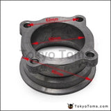 2.5 Inner Diameter 4 Bolt Downpipe Exhaust Flange To 3 V Band Adaptor (Turbo) Turbo Parts