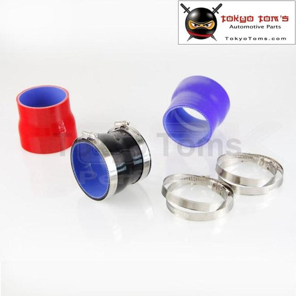 2.5 To 3 Straight Reducer Silicone Turbo Hose Coupler 64Mm - 76Mm+Clamps
