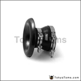 2.75-3.15 70Mm-80Mm 4-Ply Universal Reducer Silicone Hose Coupler Black For Bmw E36 M3/325I/ Is/ Ix