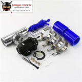 2.75 70Mm Flange Pipe + Silicone Hose Clamps Kit +Sqv Blow Off Valve Bov Iv 4 Blue / Black Red