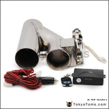 2.75 Exhaust Downpipe Testpipe Catback E Electric Cutout Kit Switch Control+Remote For Bmw Mini