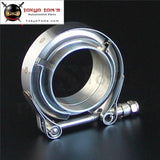 2 Inch V Band Clamp Turbo Exhaust Downpipe Stainless Steel 304 With 2Flange
