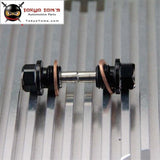 2 Pcs M14 X 1.5 Engine Magnetic Oil Pan Drain Plug Bolt Anodized Crush Washer Black