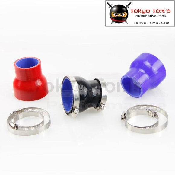 2 To 2.36 Straight Reducer Silicone Turbo Hose Coupler 51Mm - 60Mm+Clamps