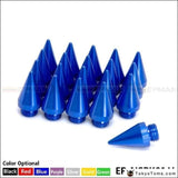 20Pcs Universal Aluminum Extened Tuner Spikes Spear Tip For Wheels Rims Lug Nuts Jdm Racing