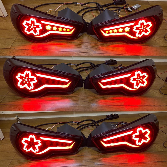 GT86 FRS BRZ - Custom Dancing Blossom Tail Lights - Includes Donor Lights