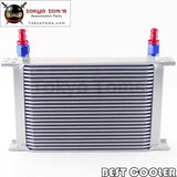 25 Row 8An Universal Engine Oil Cooler 3/4Unf16 + 2Pcs An8 Straight Fittings