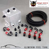 2L Drawing Polishing Complete Fuel Surge Tank 2 Litre Swirl Pot System Kit Black / Blue