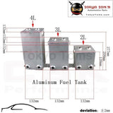 2L Universal Aluminium 2 Litre Swirl Pot Fuel Drawing Polishing Surge Tank