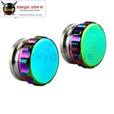 2Pcs 1.5 38.1Mm Alloy Weld On Filler Neck And Cap Oil Fuel Water Tank Colorful