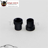 2Pcs 4An Aluminum Tube Sleeve Fittings Tube Size 1/4 Sleeves -An4 Black