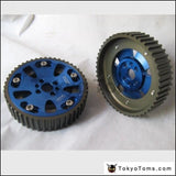 2Pcs Adjustable Cam Gears Timing Gear Pulley For Nissan Skyline Gtr R34 2.6L Rb26Det Engine 98-02