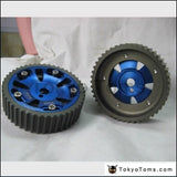 2Pcs Adjustable Cam Gears Timing Gear Pulley Kit For Mitsubishi Mirage 1993-2001 (4G93 Dohc Engines