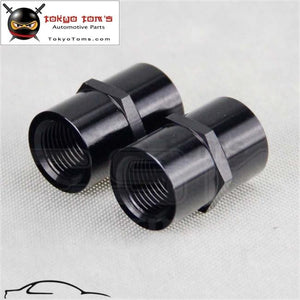 2Pcs Aluminum Female 3/8 Npt Pipe Piping Coupler Anodized Fitting Adapter