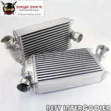 2Pcs Aluminum Twin Intercooler Kit For 01-09 Porsche 996 997 Tt Turbo / Gt2 Kits