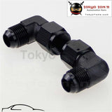 2Pcs Male -12 An To 12 Female 90 Degree Swivel Coupler Union Adapter Fitting