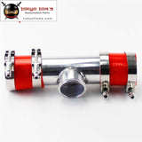 2Pcs Silicone Hose + 2.25 57Mm T-Pipe Aluminum Bov Adapter Pipe For 35 Psi Type S / Rs