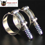 2Pcs X Spring Stainless Steel T-Bolt Silicone Hose Clamps With All Sizes Aluminum Piping
