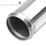2Pcs/unit 57Mm 2.25 Straight Aluminum Turbo Intercooler Pipe Tube Piping Length 450 Mm For Bmw E90