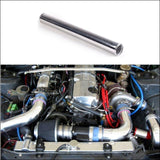 2Pcs/unit 63Mm 2.5 Straight Aluminum Turbo Intercooler Pipe Tube Piping Length 450 Mm For Bmw E39