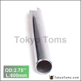 2Pcs/unit 70Mm 2.75 Straight Aluminum Turbo Intercooler Pipe Tube Piping L: 600 Mm For Bmw F20 1