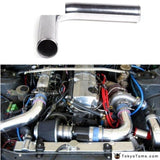 2Pcs/unit 76Mm 3 90 Degree Aluminum Turbo Intercooler Pipe Tube Piping L:450Mm For Bmw Mini Cooper S