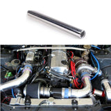 2Pcs/unit 76Mm 3 Straight Aluminum Turbo Intercooler Pipe Tube Piping Length 600 Mm For Bmw E46