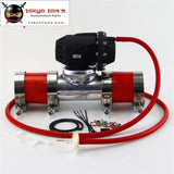 3.15 80Mm Flange Pipe + Silicone Hose Clamps Kit +Sqv Blow Off Valve Bov Iv 4 Blue / Black Red