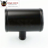 3 / 2.75 Od Aluminium T Shape Tube Pipe Joiner For 25Mm Bov Adapter Black