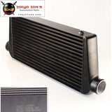 3 In/outlet Polished Alloy Front Mount Intercooler 24 *12 *3 Bar And Plate B
