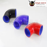 3 To 3.25 Silicone 90 Degree Elbow Reducer Pipe Hose 76Mm - 83Mm