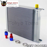 30 Row 8An Universal Engine Oil Cooler 3/4Unf16 + 2Pcs An8 Straight Fittings