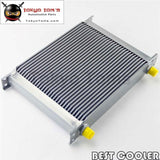 30 Row 8An Universal Engine Transmission Oil Cooler 3/4Unf16 An-8 Silver