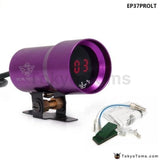 37Mm-Compact Micro Digital Smoked Lens Oil Temperature Gauge Display Black Purple For Bmw 520I F10