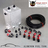 3L Drawing Polishing Complete Fuel Surge Tank 3 Litre Swirl Pot System Kit Black / Blue