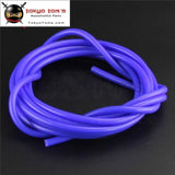 3Mm Id Silicone Vacuum Tube Hose 5 Meter / 16Ft Length - Blue Black Red