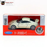 3Pcs/lot Wholesale Brand New Welly 1/36 Scale Car Model Toys Nissan Gtr Diecast Metal Toy White