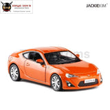 3Pcs/lot Wholesale Rian Day 1/36 Scale Car Model Toys Japan Toyota Gt86 Diecast Metal Pull Back Toy