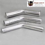42mm 1 5/8" Inch 45 Degree Aluminum Turbo Intercooler Pipe Piping Tubing Length 300mm