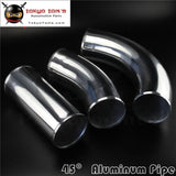45 Degree 102mm 4" Inch Aluminum Intercooler Intake Pipe Piping Tube Hose - Tokyo Tom's